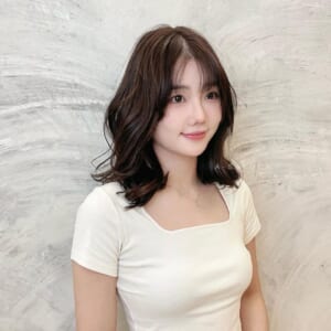 College Girl medium length hair style