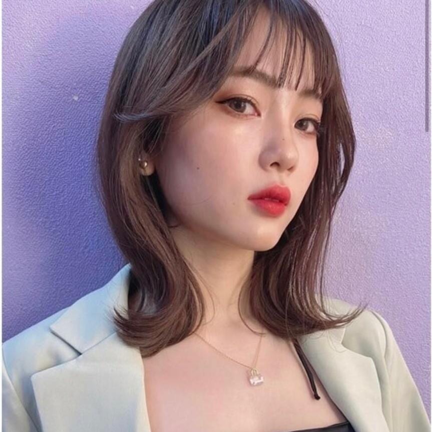 korean curl hair style